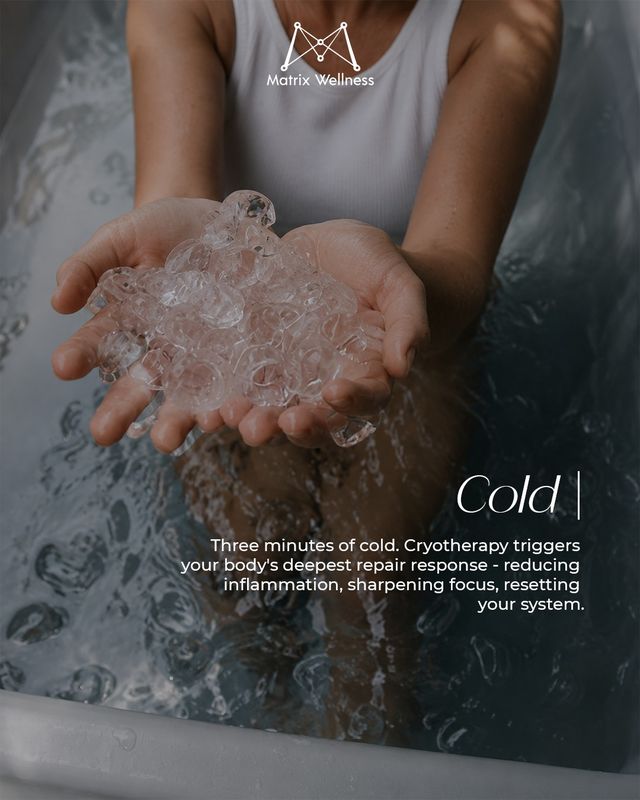 Cryotherapy and cold at Matrix Wellness