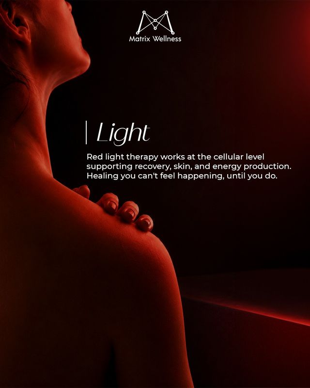 Red light therapy at Matrix Wellness