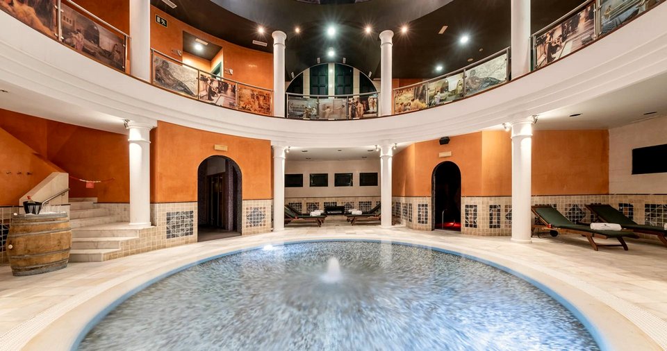 The pool atrium